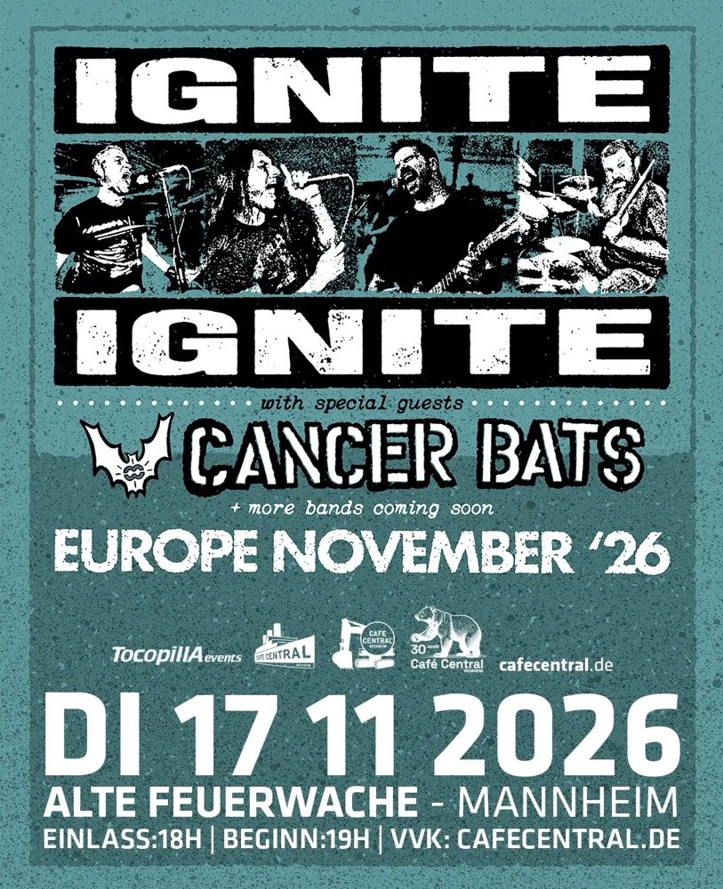 Ignite + Cancer Bats + tba