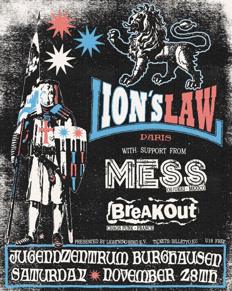 Lions Law + Mess + Breakout