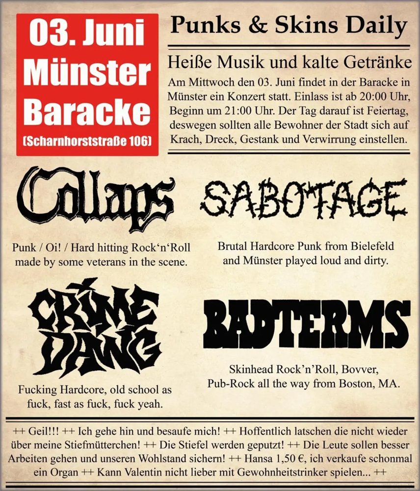 Collaps + Sabotage + Crime Dawg + Badterms