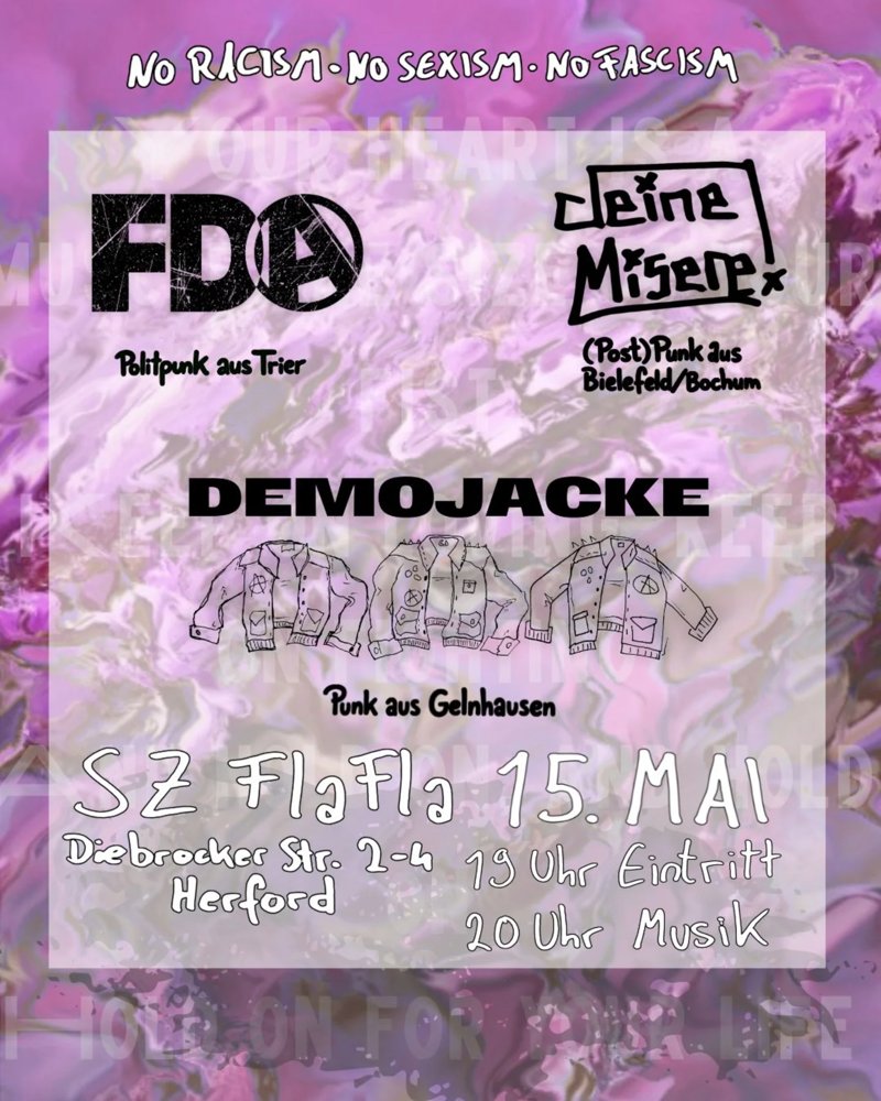 Freidenkeralarm + Deine Misere + Demojacke