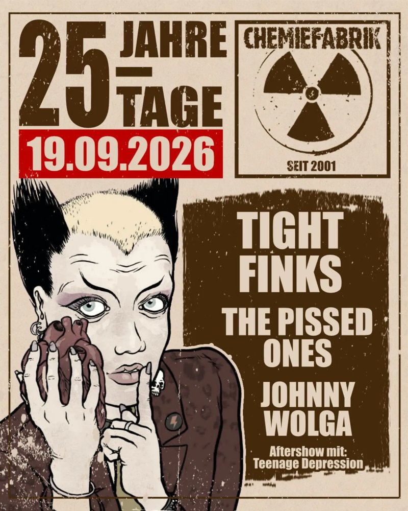 Tight Finks + The Pissed Ones + Johnny Wolga