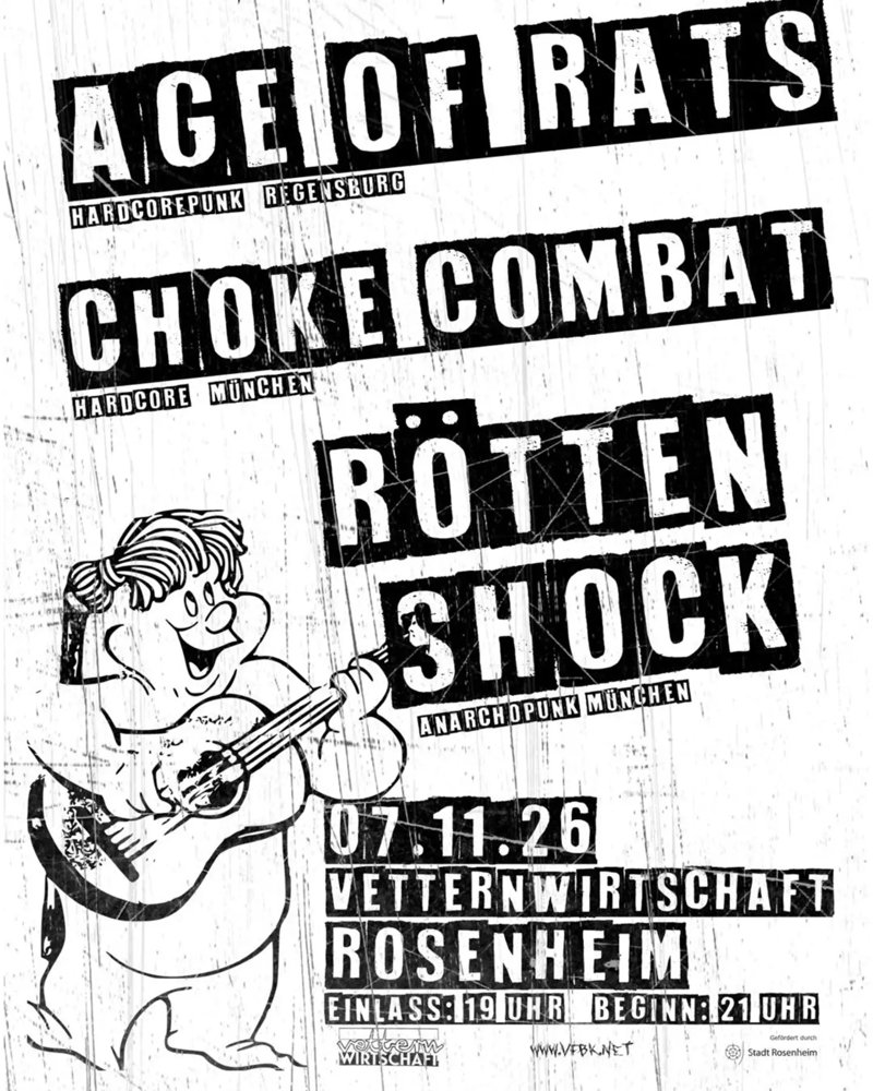 Age of Rats + Choke Combat + Rötten Shock