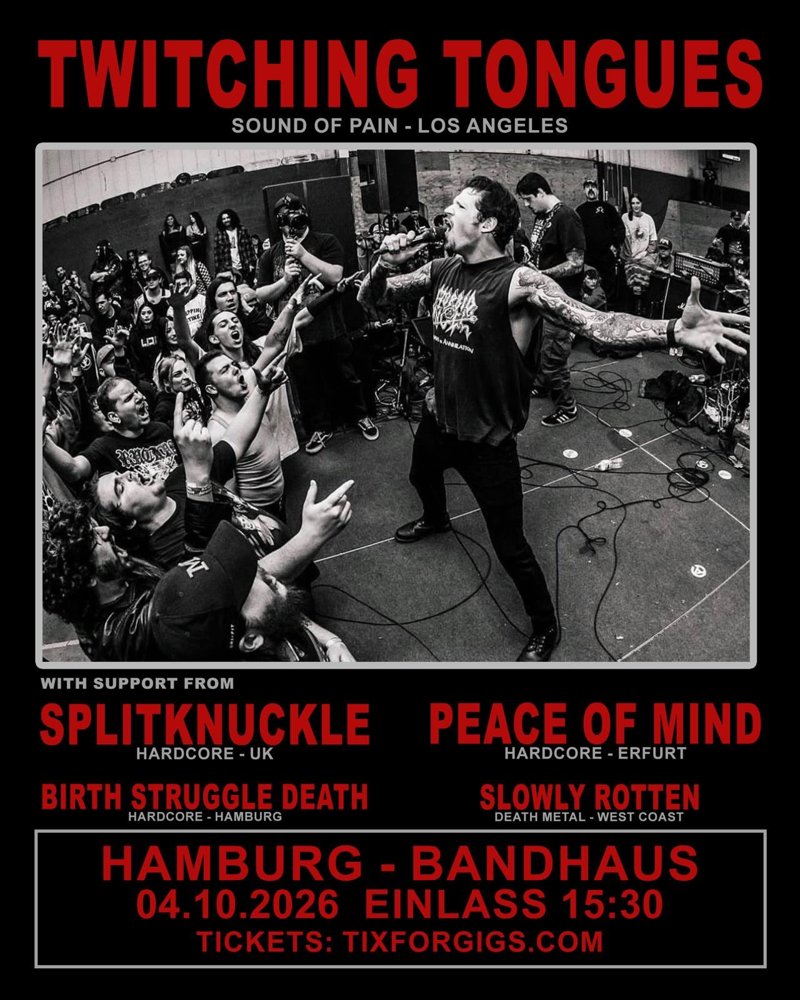 Twitching Tongues + Splitknuckle + Peace Of Mind + Birth Struggle Death + Slowly Rotten