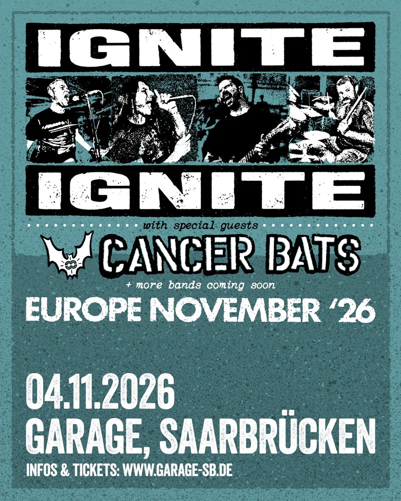 Ignite + Cancer Bats + tba
