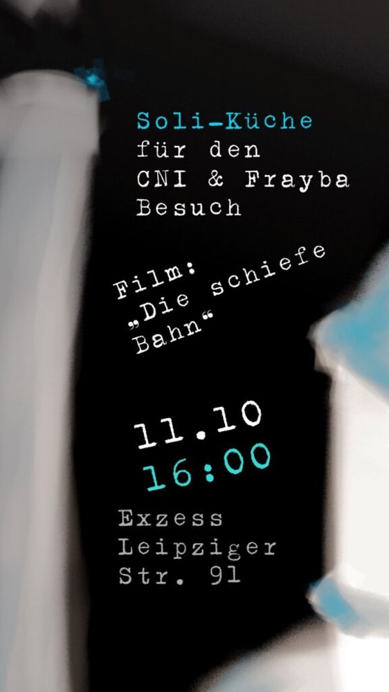 Vortrag & Inforunde zu CNI & Frayba mit Soli-Küche & Film: „Die schiefe Bahn“
