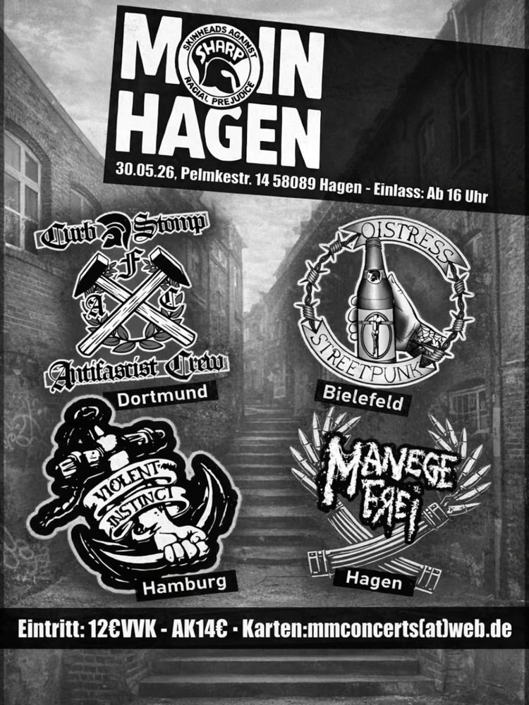 Moin Hagen: Curb Stomp + Oistress + Violent Instinct + Manege Frei