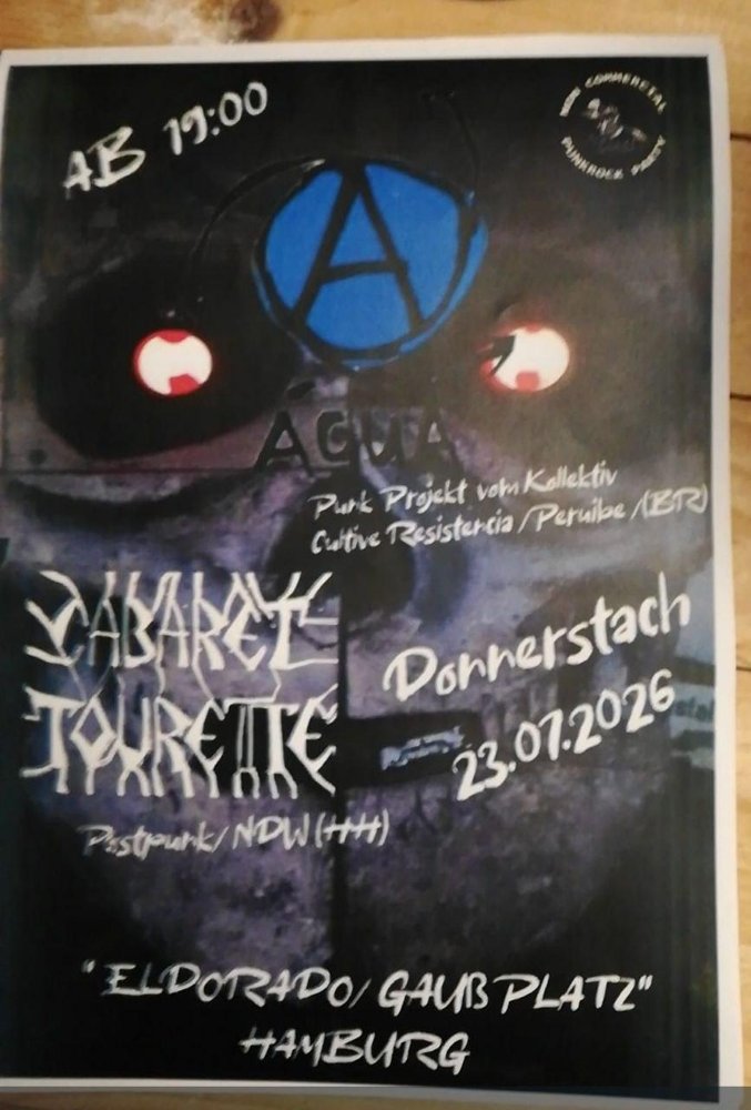 ÁGUA + CABARET TOURETTE