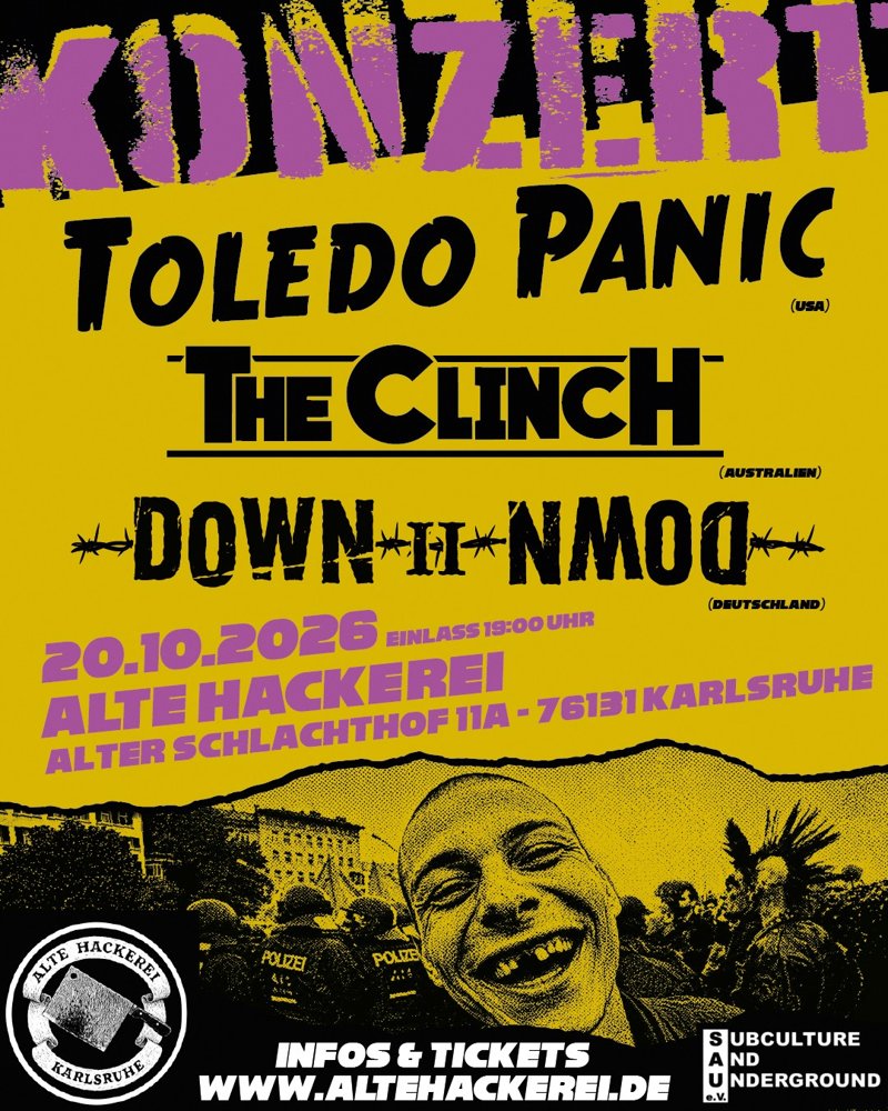 Toledo Panic + The Clinch + Down II Down