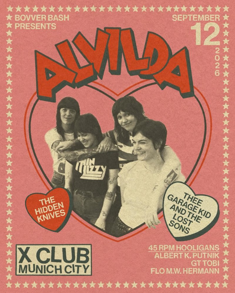Avilva + Garage Kid + The Hidden Knifes