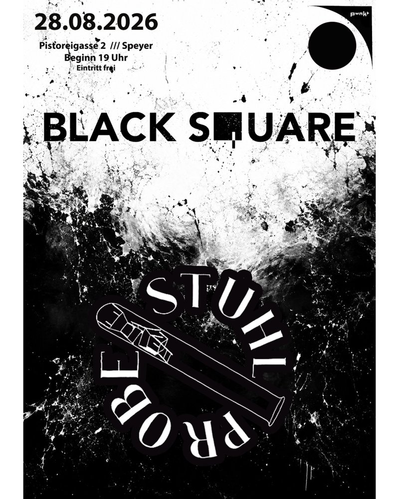 Black Square + Stuhlprobe